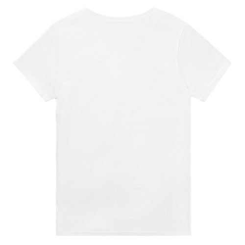 T-Shirt "BROSTBLEAM" weiß frontprint DAMEN/HERREN