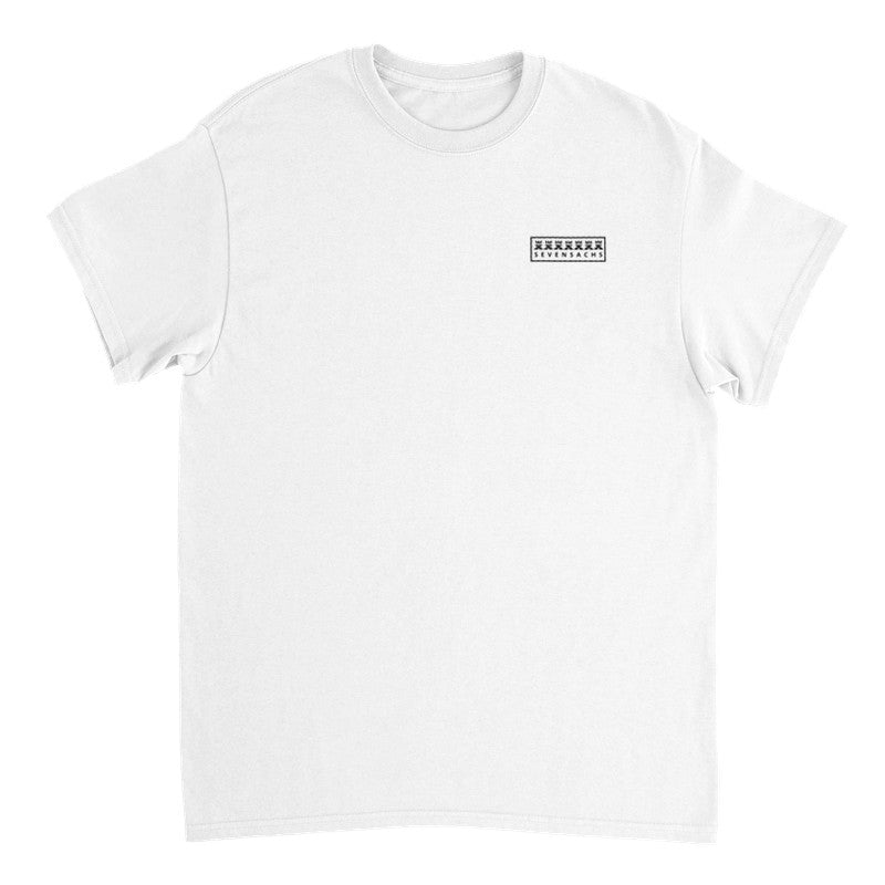 T-Shirt "BROSTBURCH" weiß frontprint DAMEN/HERREN